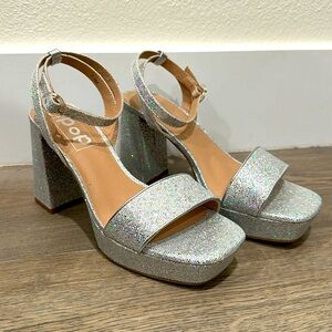 Pop pumps, 7.5 | color: sliver | size:7.5